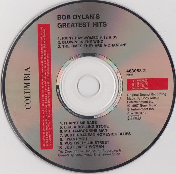Bob Dylan : Greatest Hits (CD, Comp, RE)