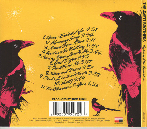 The Avett Brothers : Magpie And The Dandelion (CD, Album)