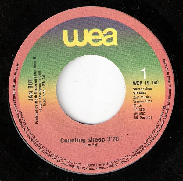 Jan Rot : Counting Sheep (7", Single)