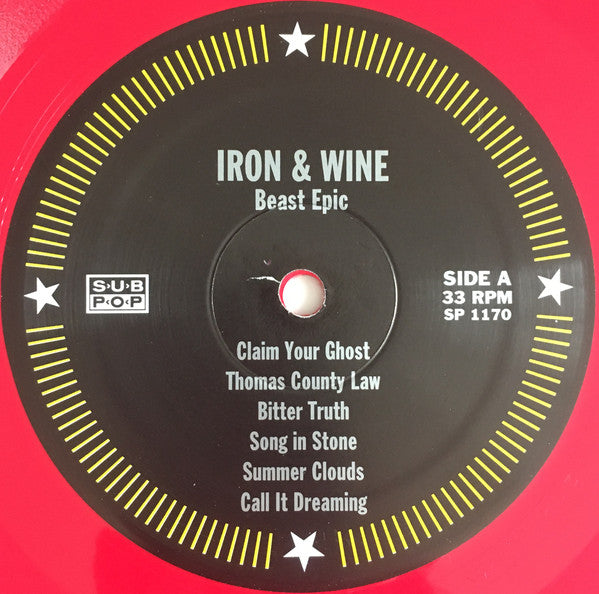 Iron And Wine : Beast Epic (LP, Red + LP, S/Sided, Etch, Blu + Album, Dlx)