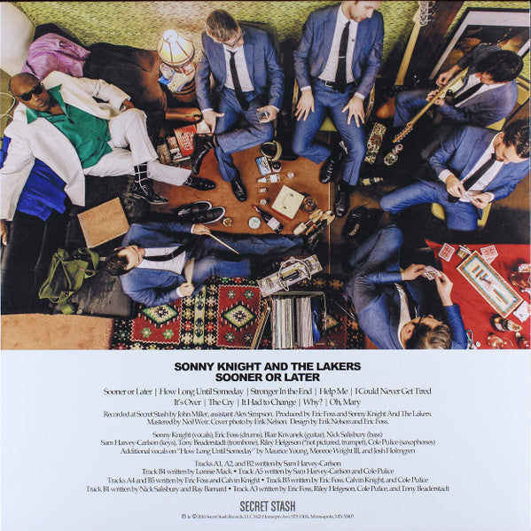 Sonny Knight & The Lakers : Sooner Or Later (LP, Album)