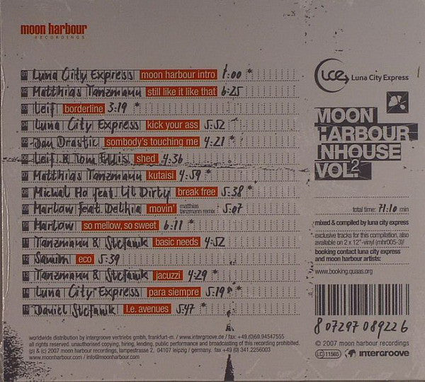 Luna City Express : Moon Harbour Inhouse Vol. 2 (CD, Comp, Mixed)