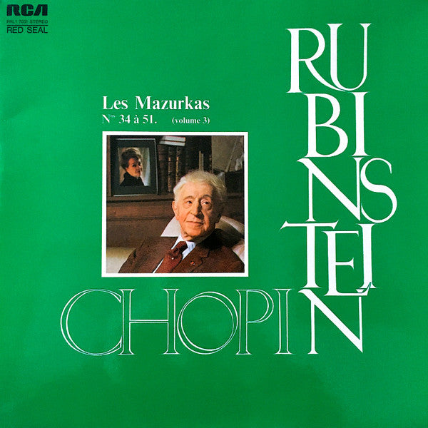 Frédéric Chopin Played By Arthur Rubinstein : Les Mazurkas N°s 34 à 51 (Volume 3) (LP, Album)