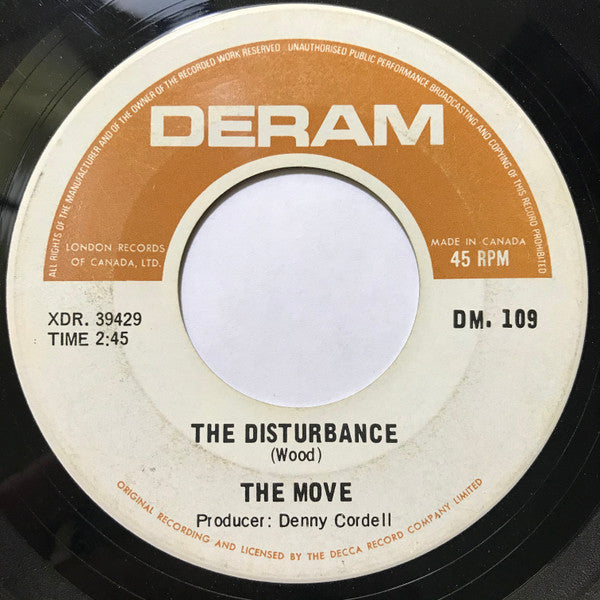 The Move : Night Of Fear (7", Single)