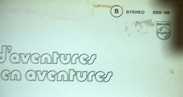 Serge Lama : D'Aventures En Aventures (LP, Album, RE)