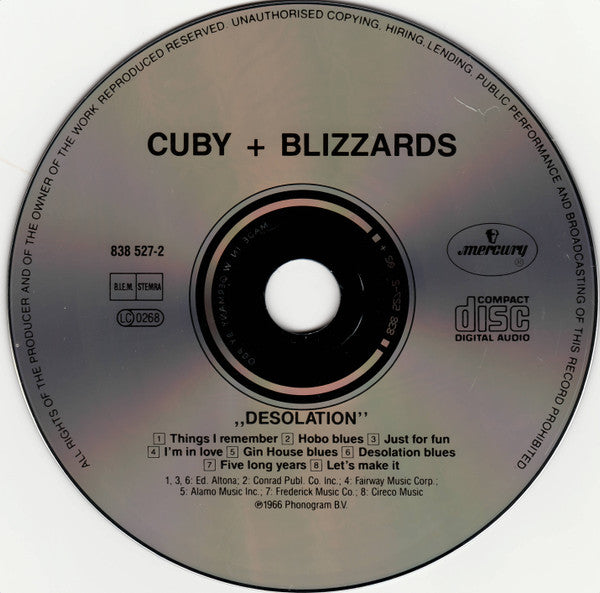 Cuby + Blizzards : Desolation (CD, Album, RE)