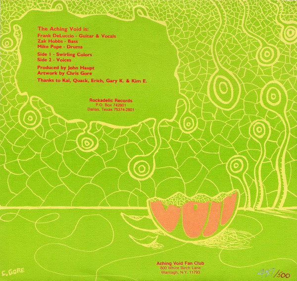 Aching Void : Swirling Colors / Voices (7", Single, Num)
