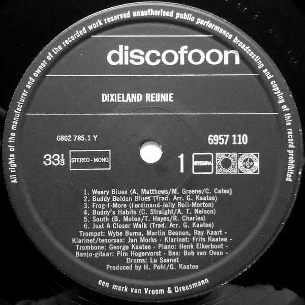 Various : Dixieland Reünie (LP, Album)