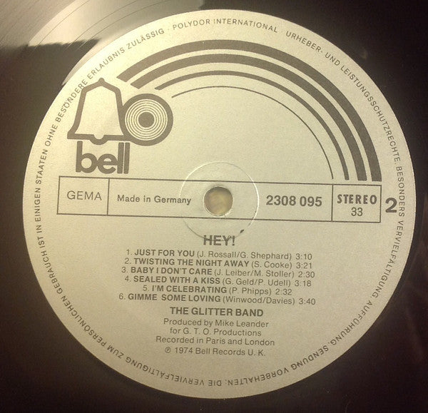 The Glitter Band : Hey! (LP, Album)