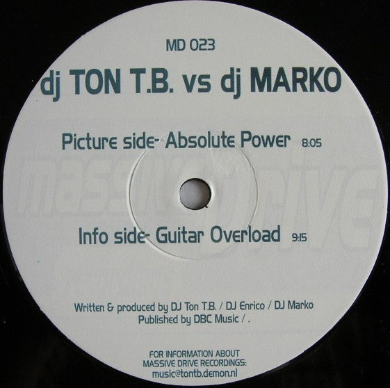 DJ Ton T.B. vs. DJ Marko : Absolute Power (12")