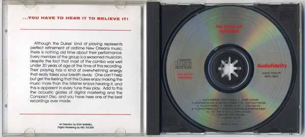 The Dukes Of Dixieland : ...You Have To Hear It To Believe It! The Dukes Of Dixieland (Vol. 1) (CD, Album)