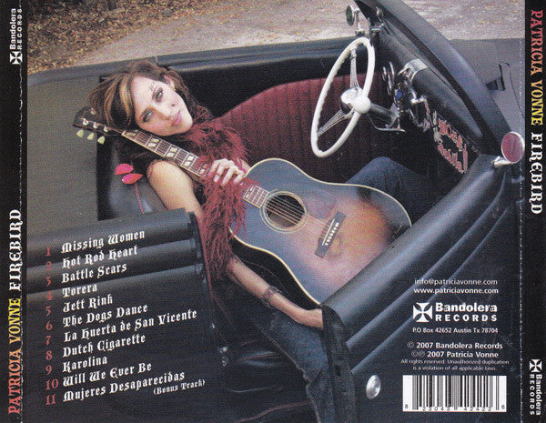 Patricia Vonne : Firebird (CD, Album)