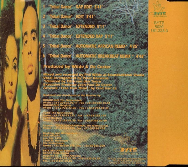 2 Unlimited : Tribal Dance (CD, Maxi)