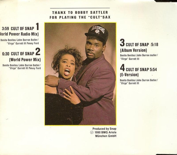 Snap! : Cult Of Snap (CD, Single)