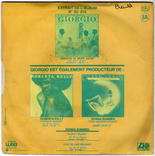 Giorgio* : Knights In White Satin / I Wanna Funk With You Tonight (7")