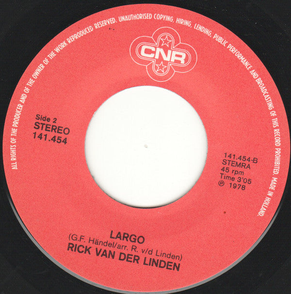 Rick van der Linden : Choo Choo (Chattanooga Choo Choo) (7", Single)