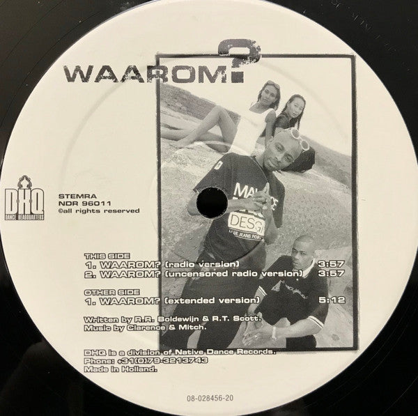 Skinny Scotty & B-Man : Waarom? (12")