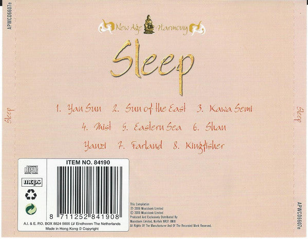 Pierre Vangelis : Sleep (CD, Album)