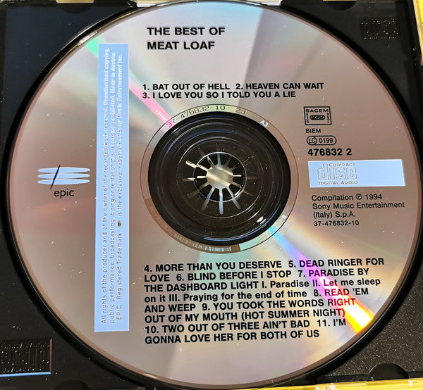 Meat Loaf : Back From Hell! - The Very Best Of Meat Loaf (CD, Comp)