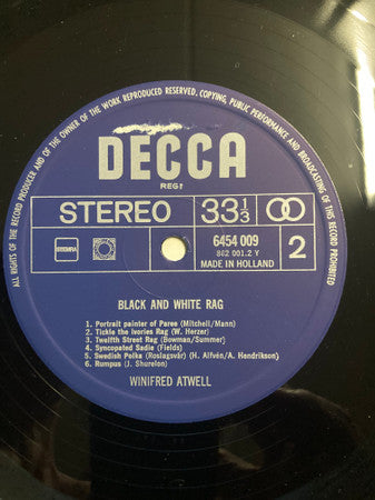 Winifred Atwell : Black And White Rag (LP, Comp)