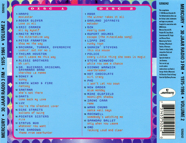 Various : 30 Jaar Radio 3 FM 1975-1984 (2xCD, Comp)
