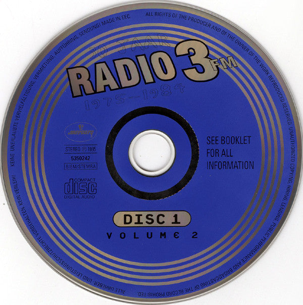 Various : 30 Jaar Radio 3 FM 1975-1984 (2xCD, Comp)