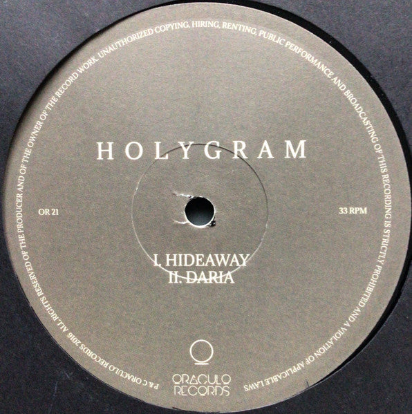 Holygram : Holygram (12", MiniAlbum, EP, Ltd, RM)