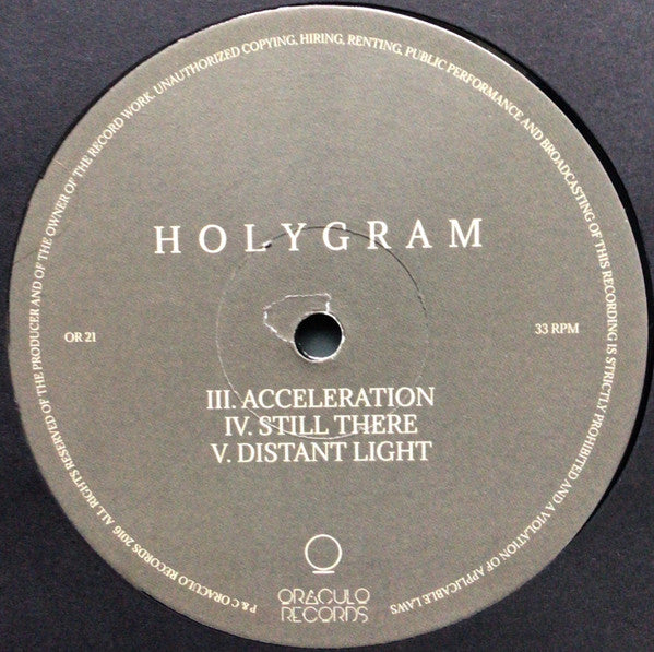 Holygram : Holygram (12", MiniAlbum, EP, Ltd, RM)