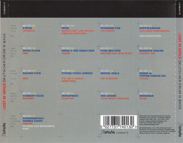 Various : Lost In Space - Deutscher Drum 'n' Bass (CD, Comp, Mixed)