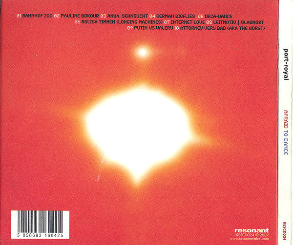 Port-Royal : Afraid To Dance (CD, Album)