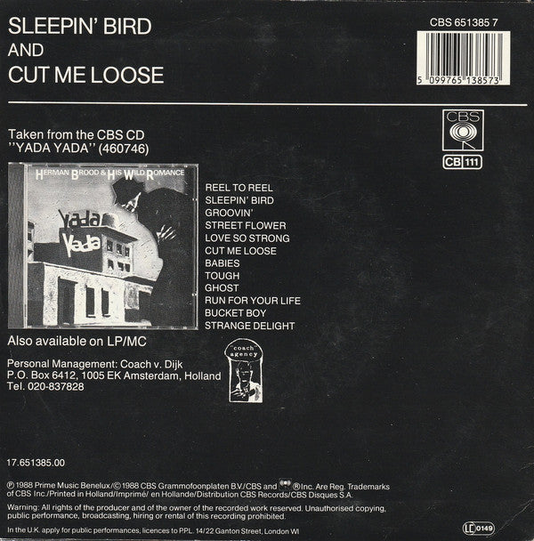 Herman Brood & His Wild Romance : Sleepin' Bird (7", Single)