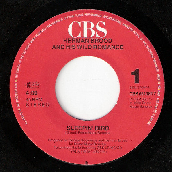 Herman Brood & His Wild Romance : Sleepin' Bird (7", Single)