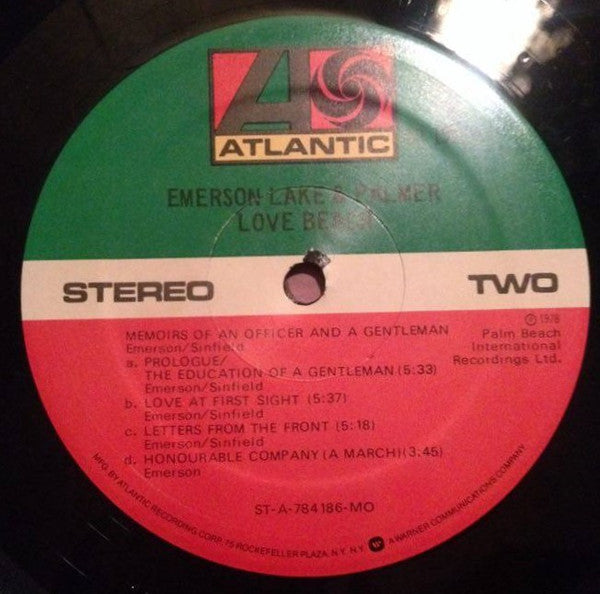 Emerson, Lake & Palmer : Love Beach (LP, Album, MO )