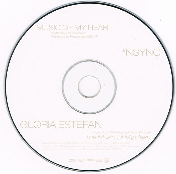 Gloria Estefan & *NSYNC : Music Of My Heart (CD, Maxi)