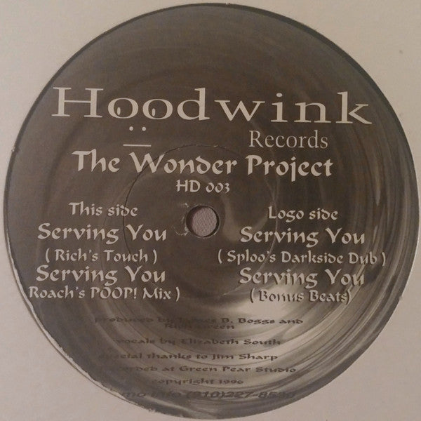 The Wonder Project : Serving You (12")