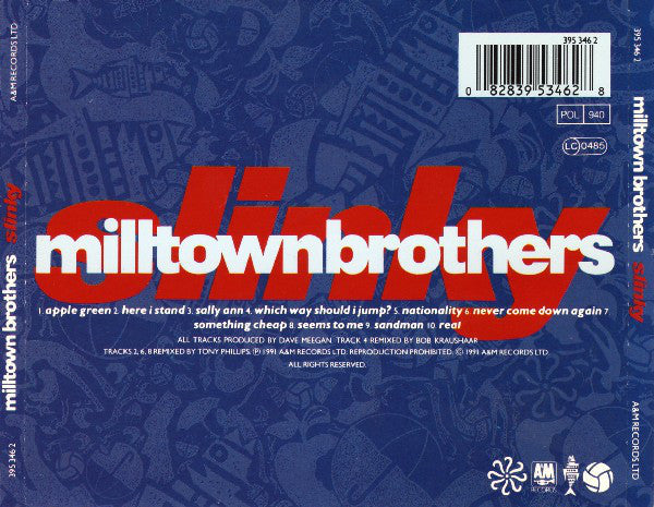 Milltown Brothers : Slinky (CD, Album)