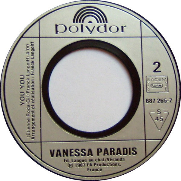 Vanessa Paradis : Manolo Manolete (7", Single)