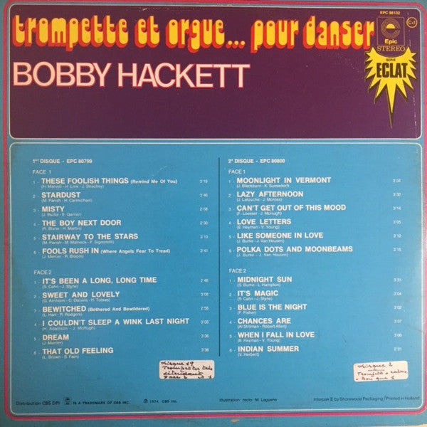 Bobby Hackett : Trompette Et Orgue... Pour Danser (2xLP, Album)
