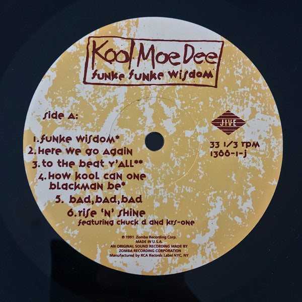Kool Moe Dee : Funke Funke Wisdom (LP, Album)