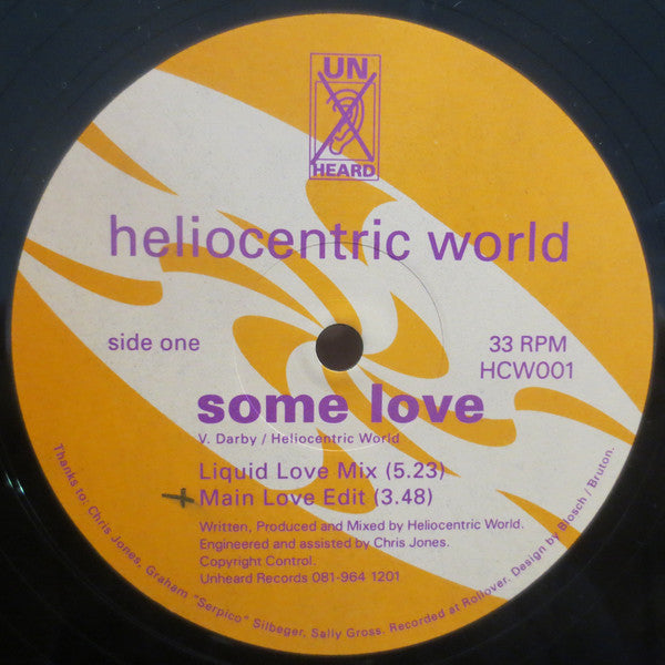Heliocentric World : Some Love (12")