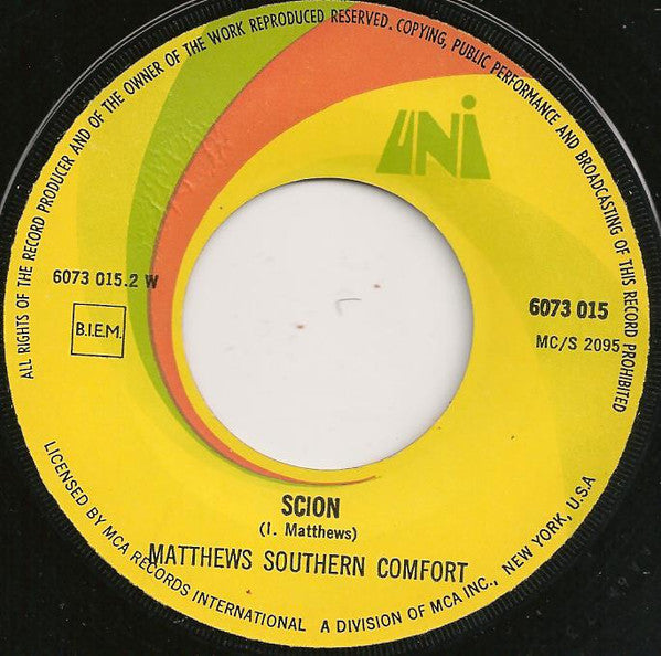 Matthews' Southern Comfort : Woodstock / Scion (7", Big)