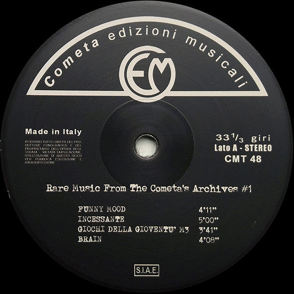 Various : Rare Music From The Cometa's Archives #1 (LP, Comp, 180)