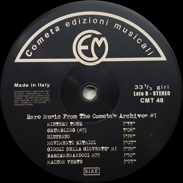 Various : Rare Music From The Cometa's Archives #1 (LP, Comp, 180)