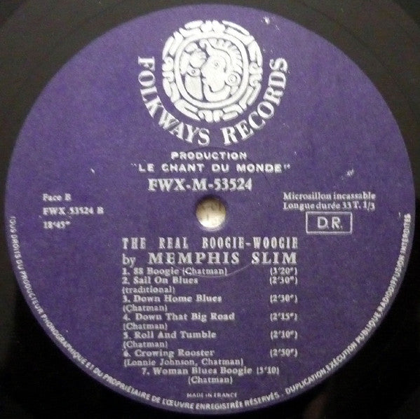 Memphis Slim : And The Real Boogie-Woogie (LP, Album, Tri)