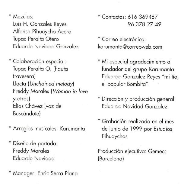 Karumanta : Buscándote (CD, Album)