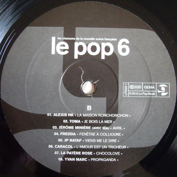 Various : Le Pop 6 (Les Chansons De La Nouvelle Scène Française) (LP, Comp)
