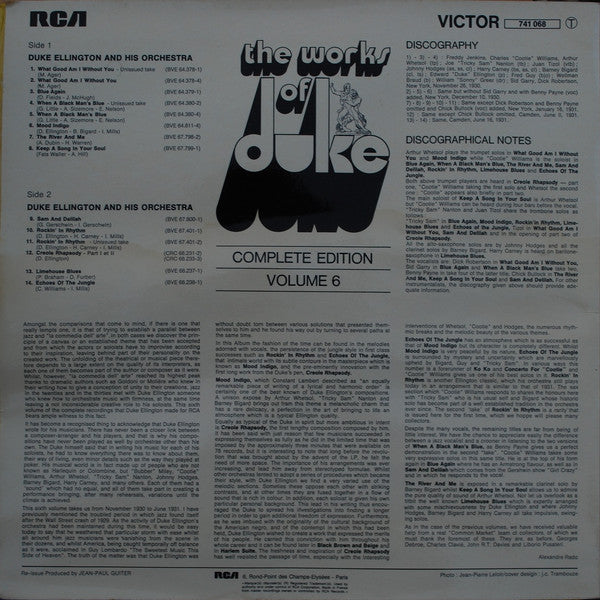 Duke Ellington And His Orchestra : The Works Of Duke - Integrale Volume 6 (LP, Comp)