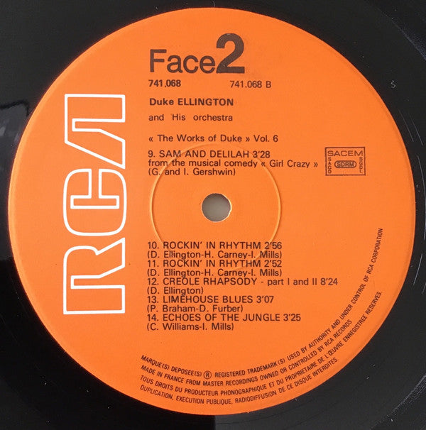 Duke Ellington And His Orchestra : The Works Of Duke - Integrale Volume 6 (LP, Comp)