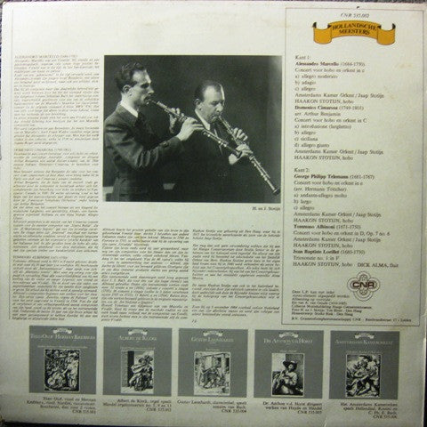 Haakon Stotijn, Jaap Stotijn, Amsterdams Kamerorkest : Marcello-Cimarosa-Telemann-Albinoni-Loeillet (LP, Mono)