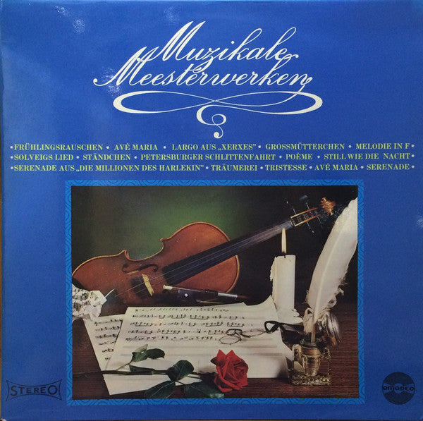 Süddeutsche Philharmonie, Franz Hartwig : Muzikale Meesterwerken (LP)